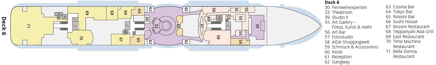 Cruise met AIDA Cruises' AIDAcosma. Bekijk het complete cruise aanbod op Cruise2Travel. Boek nu!